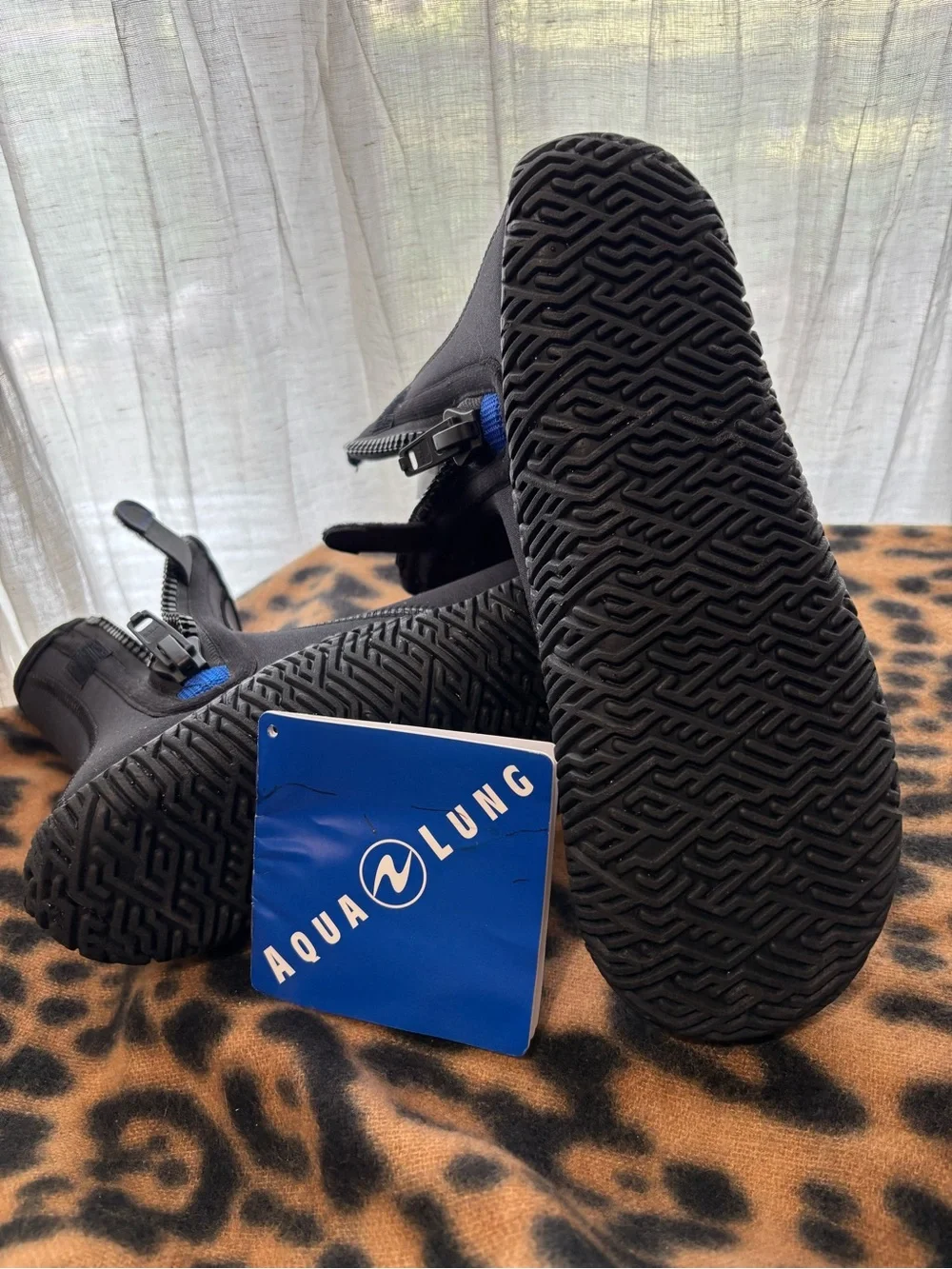 Aqua Lung 5MM Black Neoprene Dive Boots